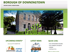 Tablet Screenshot of downingtown.org